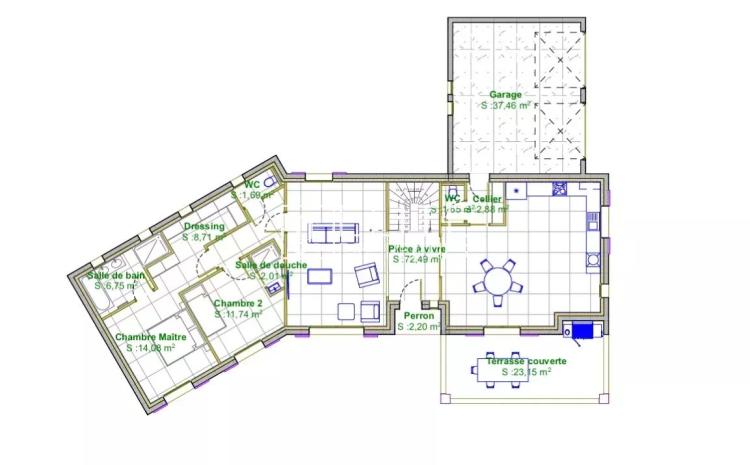 VILLA 5 PIÈCES de 160m²  PLASCASSIER