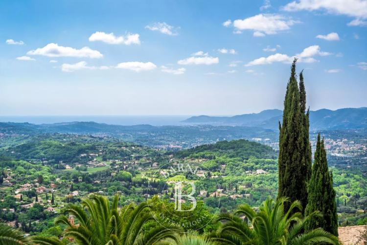 Magagnosc – Propriété d’exception avec vue mer panoramique