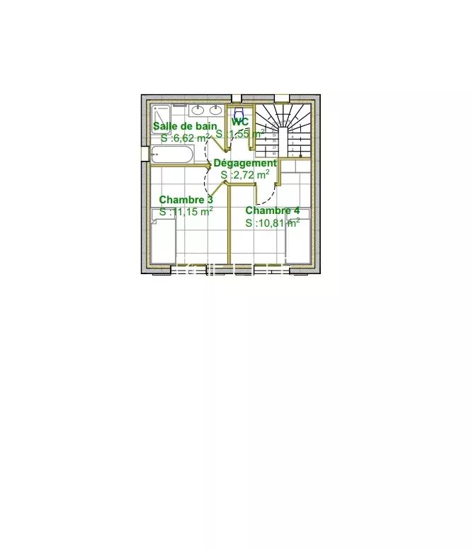 VILLA 5 PIÈCES de 160m²  PLASCASSIER