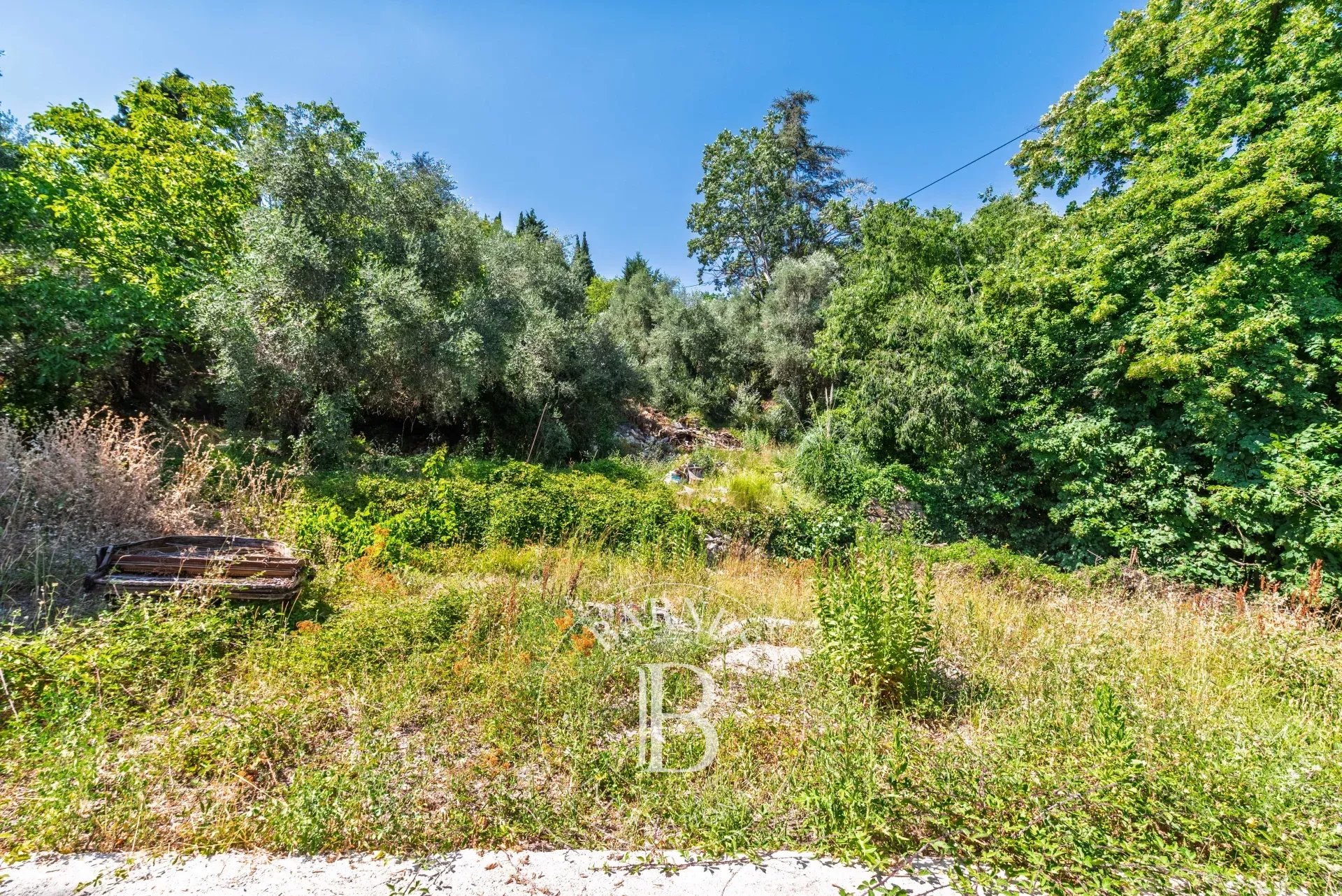 Grasse - Saint François - Terrain viabilisé vue mer - 2300m²